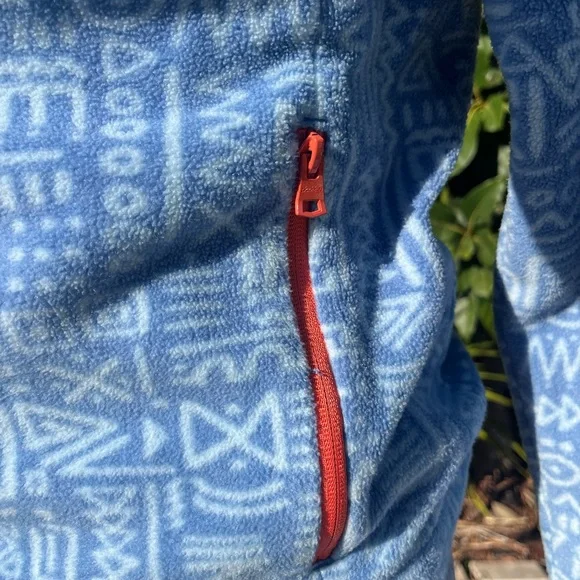 Chubbies quarter zip Aztec Print size Small fleece - Picture 5 of 9